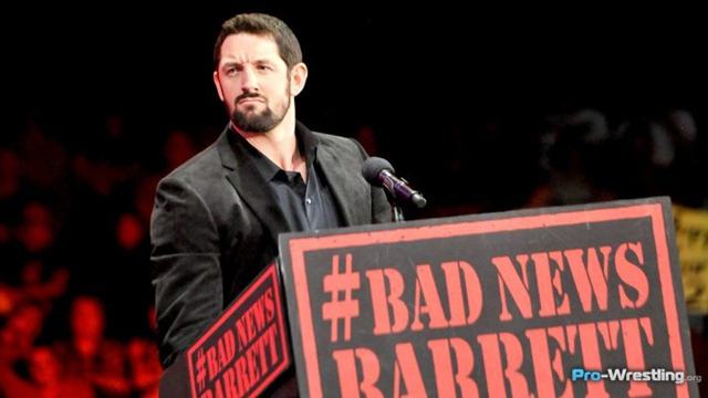Barrett re-hired to deliver bad news to next WWE releases