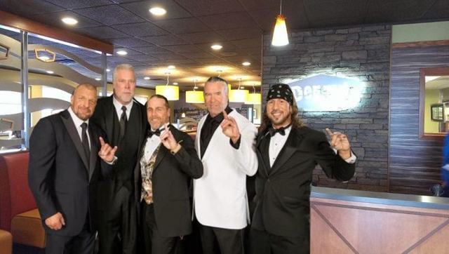 Reunited Kliq “taking over” early-bird buffet at Denny’s
