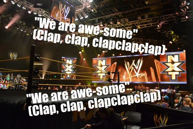 NXT crowd chants for their favorite star: themselves