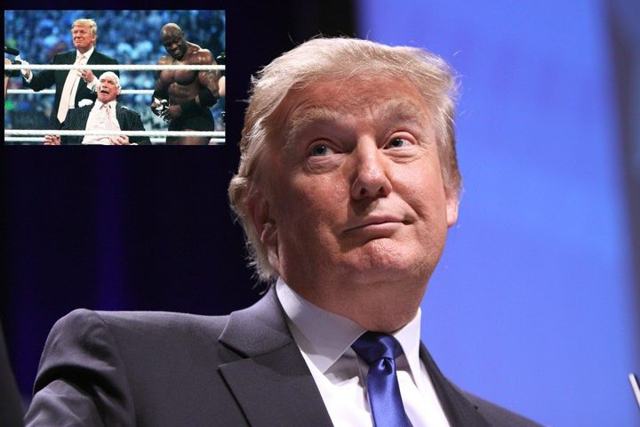 Trump alleges pro wrestling is “rigged”