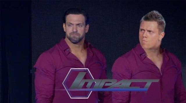 Aron Rex joined in TNA by stunt double Mizron Rexdow