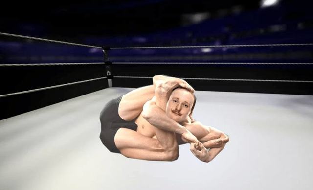 Gallagher puts self in submission hold so complex even he can’t reverse it