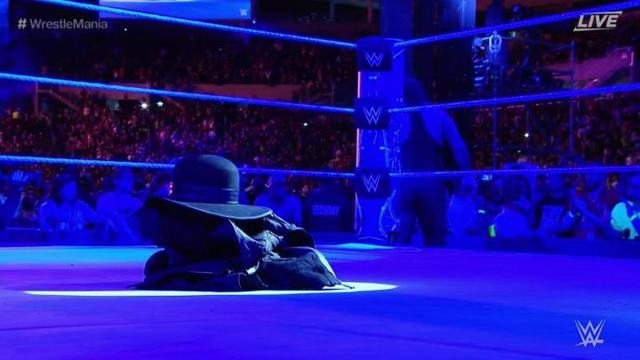 Chilly Undertaker wishes he hadn’t forgotten coat and hat in ring