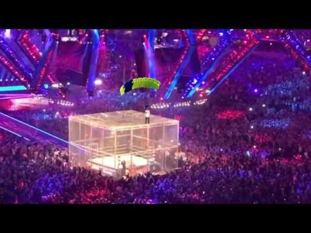 Shane McMahon packs a parachute, just in case