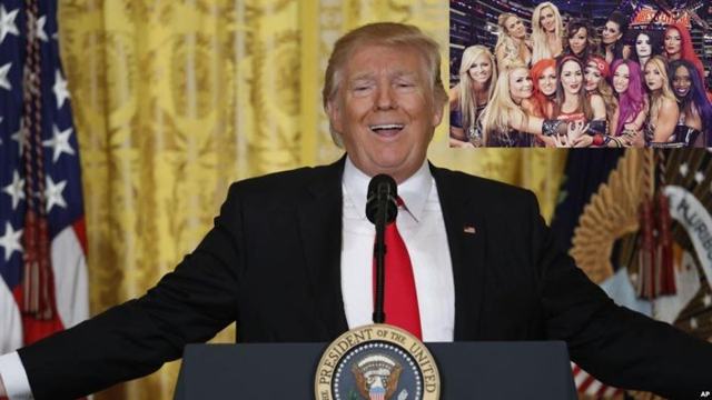Trump insists he started the WWE Women’s Revolution