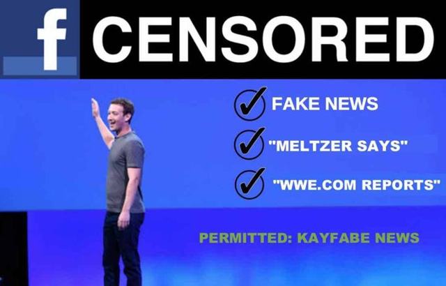 Facebook cracks down on “fake news,” banning all wrestling sites except Kayfabe News