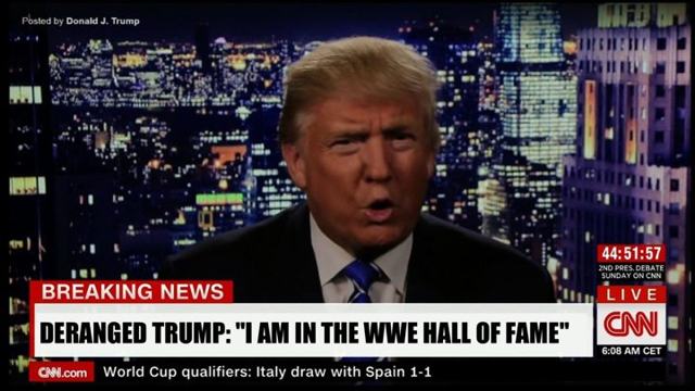Delusional Trump claims to be in WWE Hall of Fame