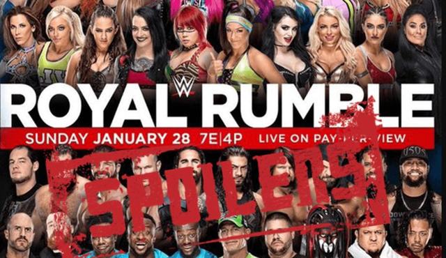 SPOILER ALERT! The Royal Rumble was pre-taped yesterday — and here are the results