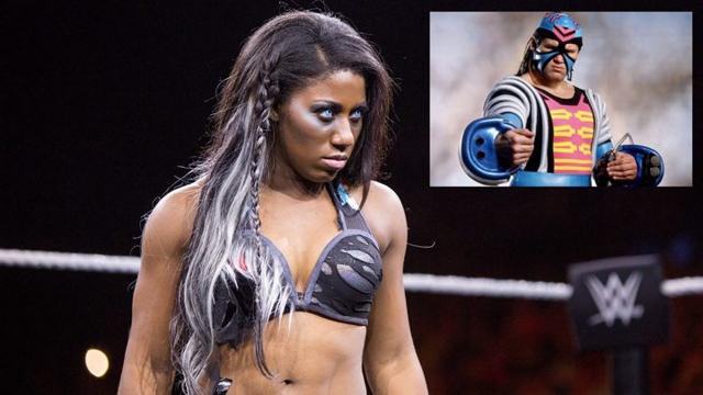 Ember Moon struggles to emerge from shadow of her father, Max
