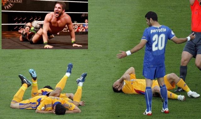 World Cup players officially better at “selling” “injuries” than professional wrestlers