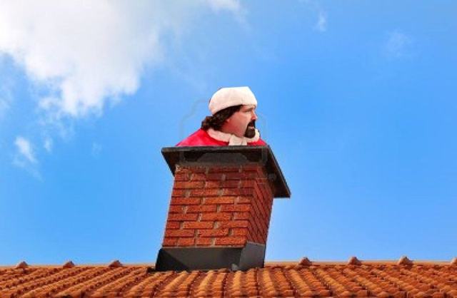 Firefighters extract overzealous Mick Foley from chimney