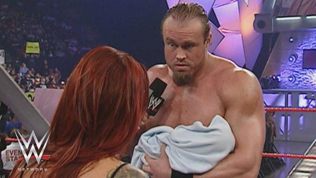 Want to feel old? Lita and Kane’s baby would be 14 now if Snitsky hadn’t punted it