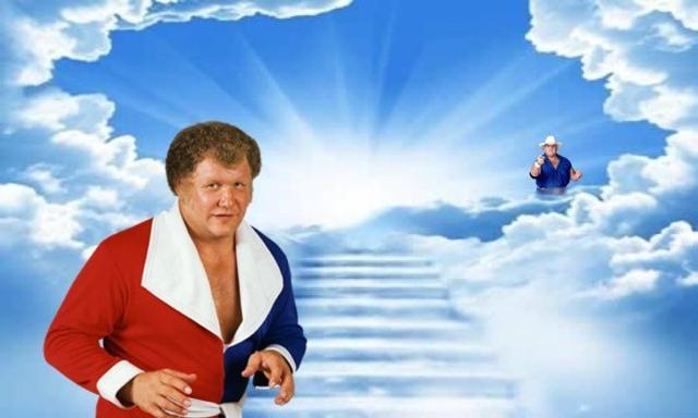 “Greatest wrestler on God’s green Earth” becomes greatest wrestler in God’s great beyond