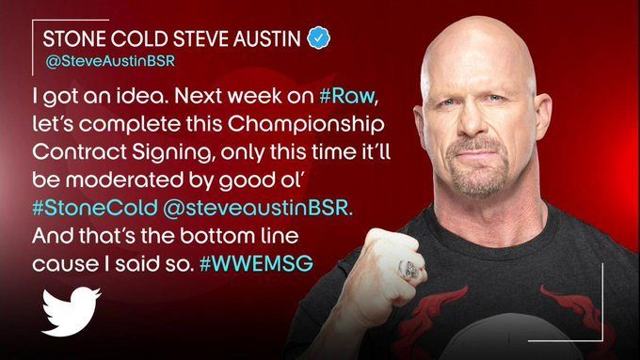 Austin 3:17 says I just moderated your contract signing