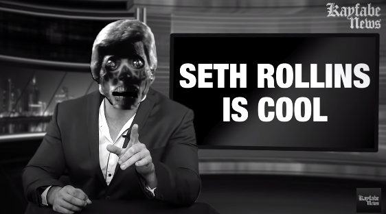 Watch this perfectly normal wrestling newscast, but kindly remove any tinted eyewear first