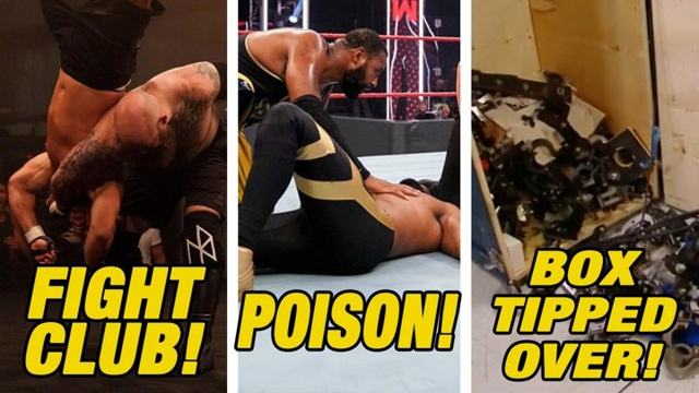 BOX TIPPED OVER ON RAW! Also, attempted murder stuff!
