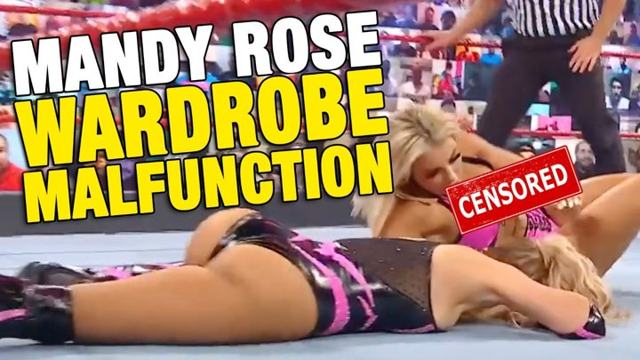 Exclusive peek at Mandy Rose “wardrobe malfunction”