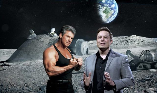 Elon Musk and Vince McMahon reportedly planning “WrestleMoonia”