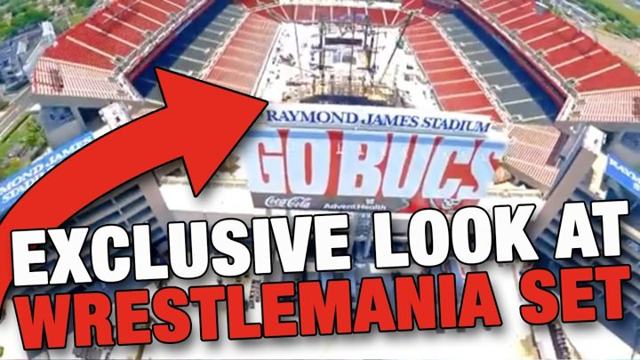 EXCLUSIVE First Look at WrestleMania 37 Stage