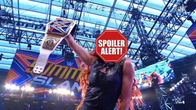 SUMMERSLAM SPOILER! Becky [SPOILER] returns to defeat [SPOILER] Belair for WWE Women’s Cham[SPOILER]ship