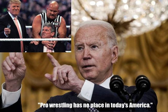 Is Joe Biden trying to “cancel WWE” as revenge against Donald Trump?