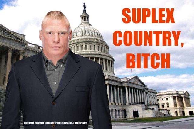 Brock Lesnar running for Congress