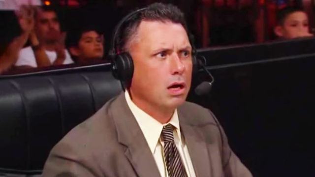 Michael Cole can’t believe his eyes again. Again!