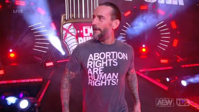 CM Punk abortion-rights shirt sparks backlash among thousands of wrestling fans with zero uteruses