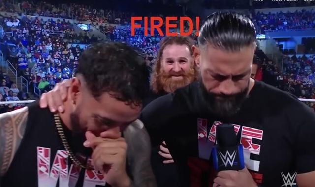 Sami Zayn fired for causing on-air crack-up
