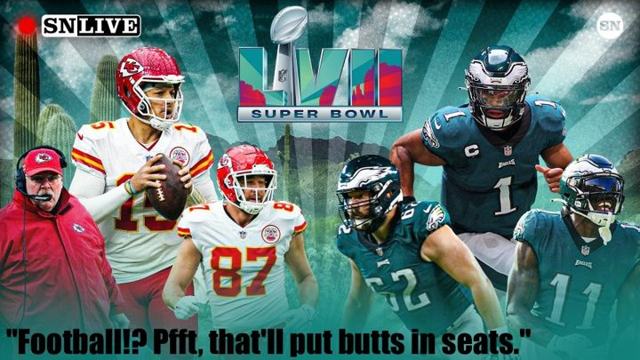Football “marks” gullibly watch their lame and phoney annual rip-off of WrestleMania