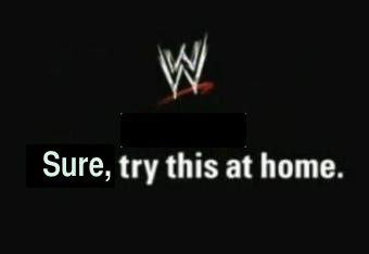 WWE launches controversial “Sure, Try This at Home” campaign