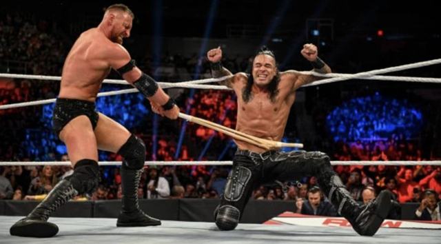 Kendo stick found under pro wrestling ring again for some reason
