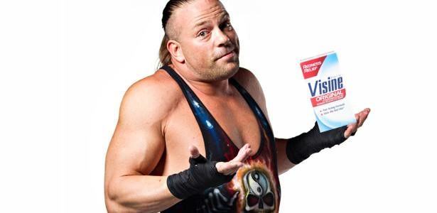 Rob Van Dam stocks up on Visine