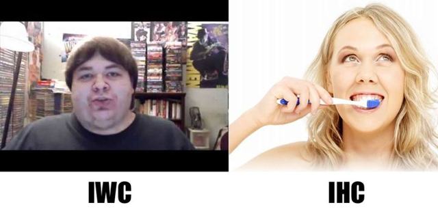 Internet Wrestling Community and Internet Hygiene Community deemed mutually exclusive