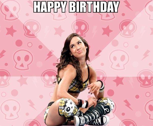 AJ Lee celebrates eleventh birthday