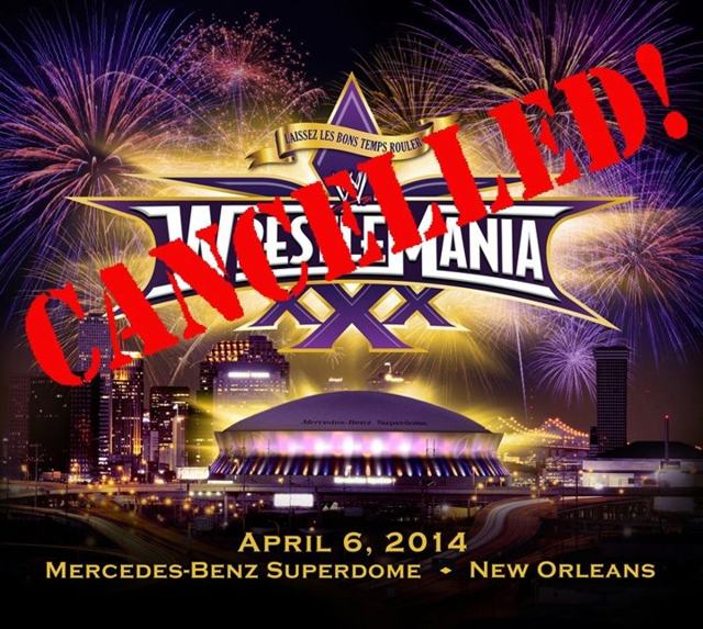 WrestleMania cancelled due to low ticket sales