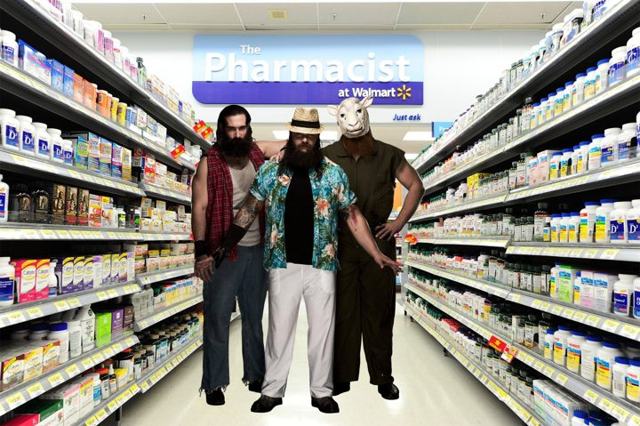 Wyatt Family blends right in at Walmart