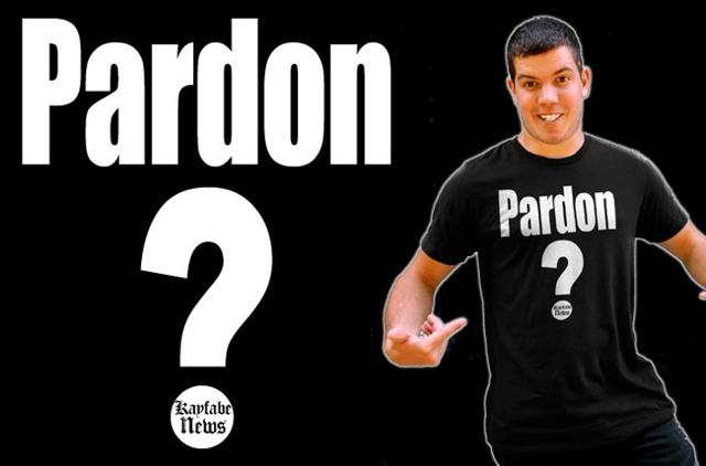 Polite wrestling audience chants “Pardon?”