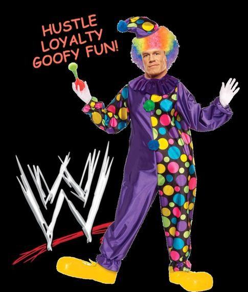 Cena to just start wearing clown costume