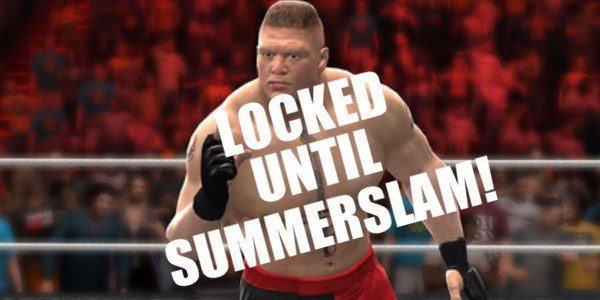 Lesnar a playable character in WWE 2K15, but only four times a year