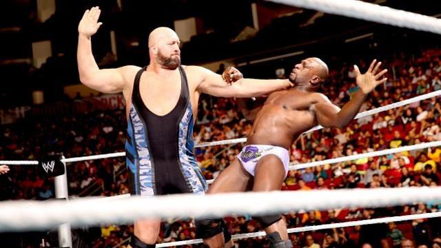 Wrestler realizes chops to the chest can be blocked