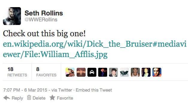 NSFW: Seth Rollins tweets multiple Dick pics