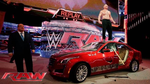 Lesnar and Noble exchange insurance information following fender-bender