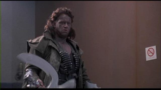 Villain from Suburban Commando attacks Lesnar