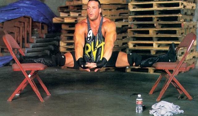 Rob Van Dam outsmarted by his own educated feet