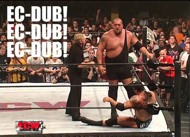 Fans chanting “E-C-Dub” nostalgic for glory days of Big Show vs. Batista