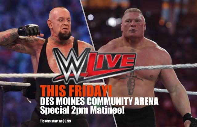 Undertaker-Lesnar tiebreaker booked for Iowa house show