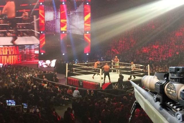 WWE says barricade-jumping fans will now be shot on sight
