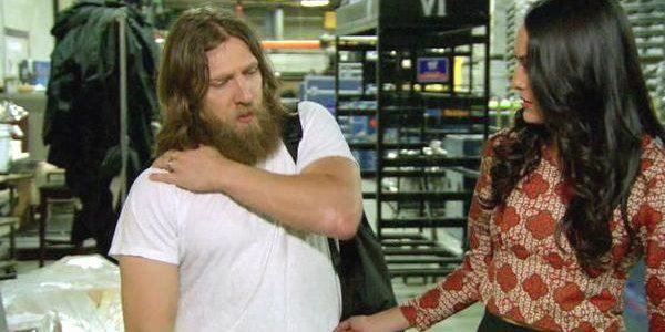 Daniel Bryan really selling this whole “injury” angle