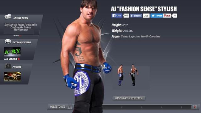 AJ Stylish and Shiny McNamara added to WWE roster page